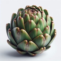artichoke on a white background