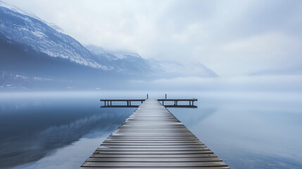 pier on the lake