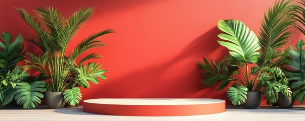 Pitch deck flat design front view creative presentation 3D render