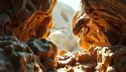 Complete fossil skeletons reveal ancient organisms in clear detail, providing valuable insights into the history of life on Earth