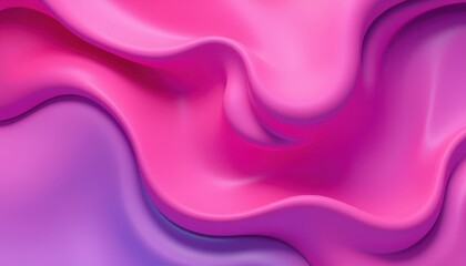 Obraz premium Abstract Pink Purple Wave Fluid Design