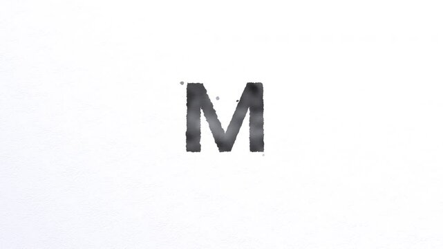 Ink bleed typography