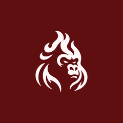 Fire gorilla logo