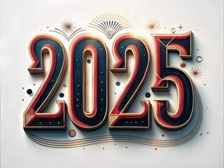2025 New Year Sign