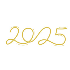 Line Brush Lettering 2025