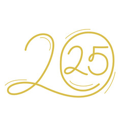 Line Brush Lettering 2025