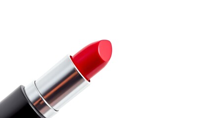 lipstick, tube, red, bright, shade, isolated, white, background, makeup, cosmetics, beauty, vibrant, bold, fashion, glamour, feminine, elegant, stylish, detailed, realistic, highresolution, closeup, 