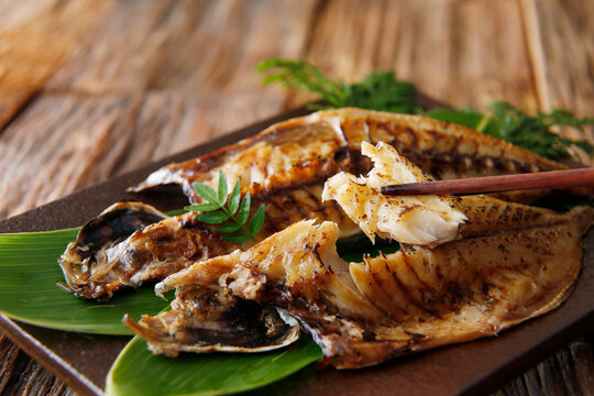 Grilled mackerel