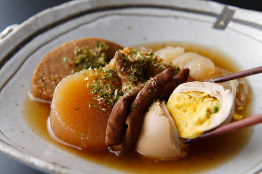 Oden with motsu