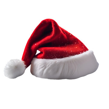 Cappello di babbo Natale - sfondo trasparente