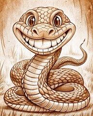 Fototapeta premium The Year of the Snake