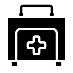 First Aid Kit Solid Icon