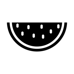 Half Watermelon Solid icon