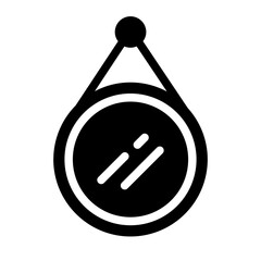 Mirror Solid Icon
