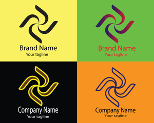A Excellent latest unique logo design in four different styles for business companies, stores, shops, organizations, associations etc.