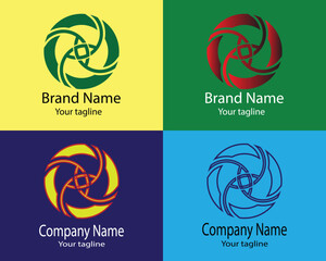 A Excellent latest unique logo design in four different styles for business companies, stores, shops, organizations, associations etc.