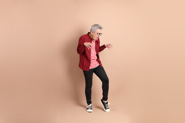 Active East Asian Man