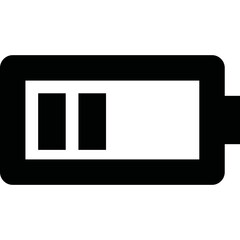 Simple vector icon battery

