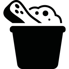 Simple vector icon washing