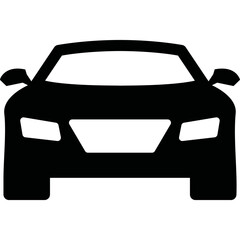 Simple vector icon car