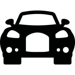 Obraz premium Simple vector icon car