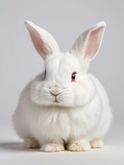 Fototapeta premium white rabbit