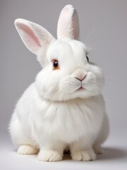 Obraz premium white rabbit