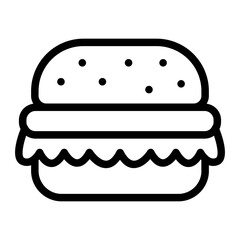 Burger line icon