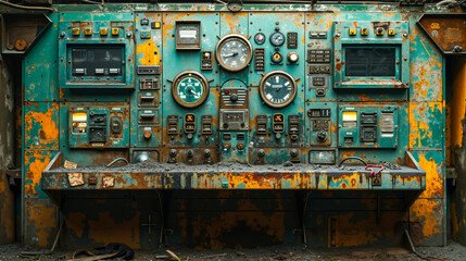 A large machine that is sitting in a building