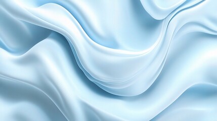 Obraz premium Elegant Light Blue Abstract Fabric Background with Soft Gradient