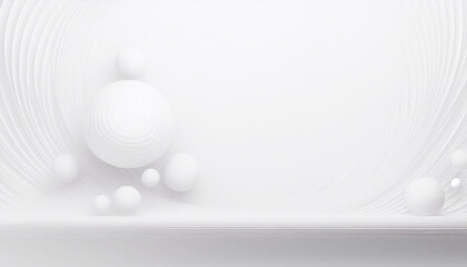 Abstrakcyjna biała textura geometryczna, tło geometryczne, tapeta, puste miejsce 