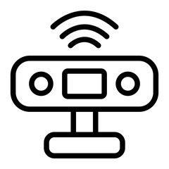 Motion Sensor line icon