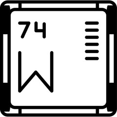 Tungsten Icon