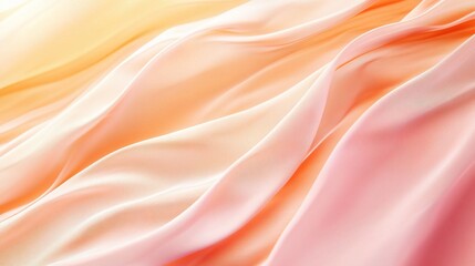 Obraz premium Soft Orange and Pink Gradient Texture with Light Waves