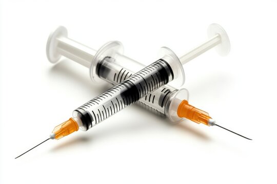 recommend clip art: Injection with a syringe isolated on white background
