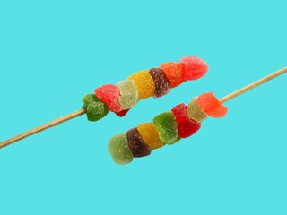 Colorful sugary lollipops are a popular treat for children, but excessive consumption can lead to...