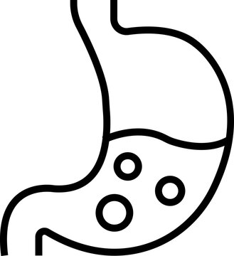 recommend clip art: Heartburn black glyph icon. Stomach ache. Food poisoning. Gastrointestinal problem. Inflammation in organ. Silhouette symbol space. Gastritis and acid reflux, indigestion and stomach pain problems.