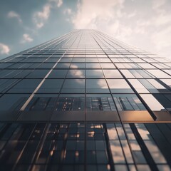 Majestic Skyscraper: A Towering Reflection of Modern Architecture