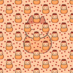 seamless pattern with imaginary life