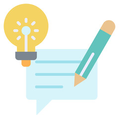 Description Flat Icon