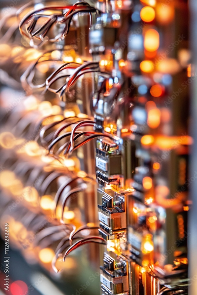 Poster led quantum computer visualization