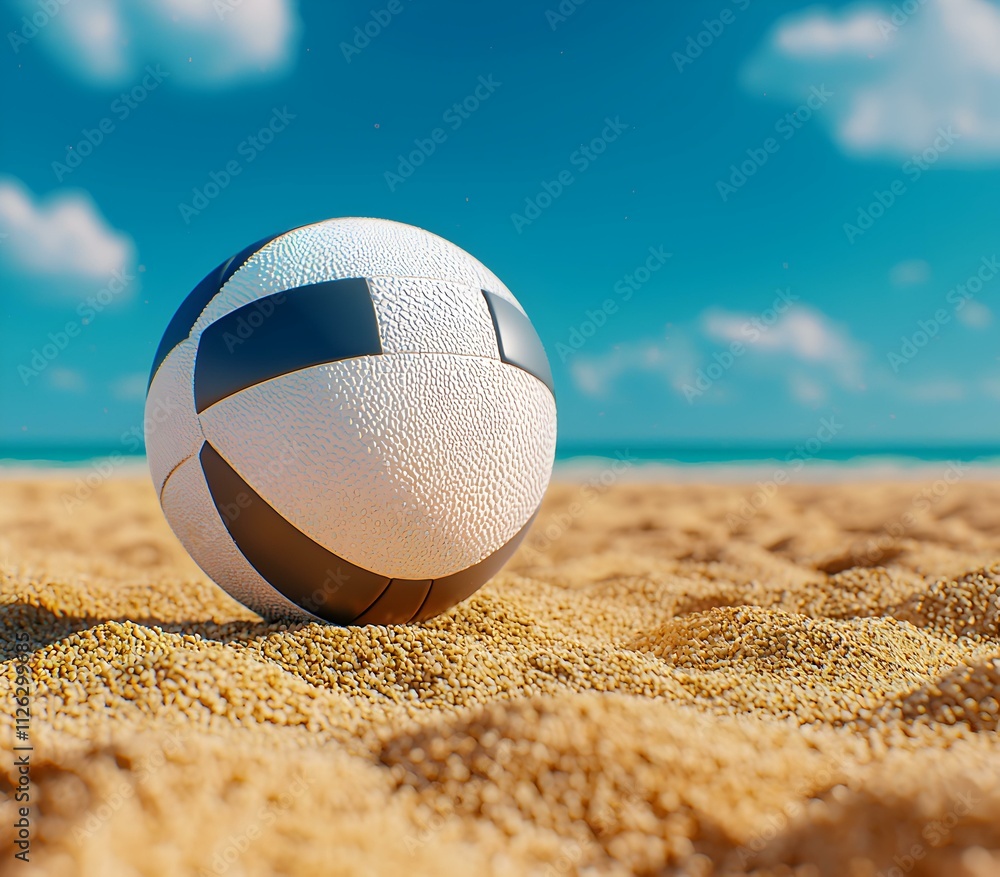 Aufkleber volleyball net in action, a vibrant scene capturing an intricately designed volleyball net set again