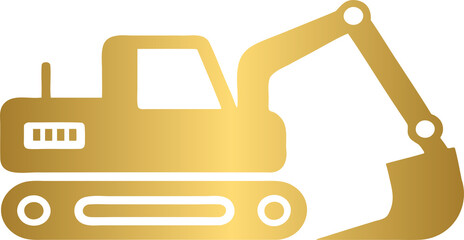Excavator icon, logo