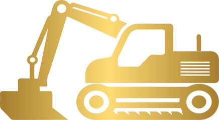 Excavator icon, logo