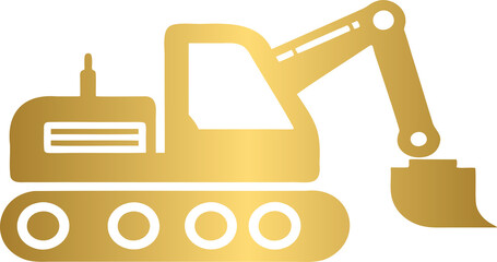Excavator icon, logo