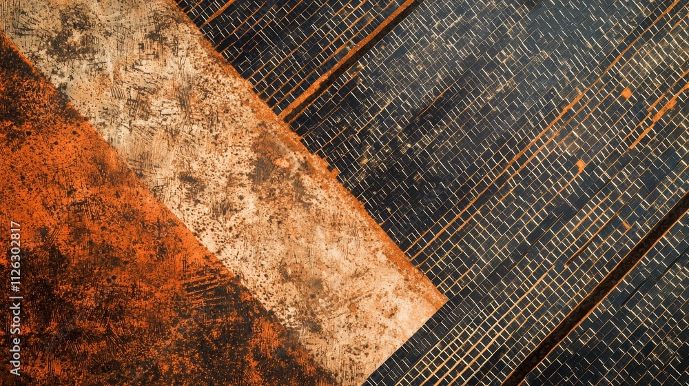 Poster abstract textured background of rusty metal and dark grunge patterns