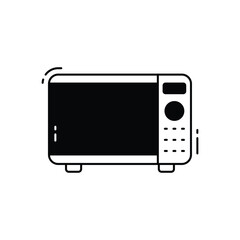 Microwave vector icon