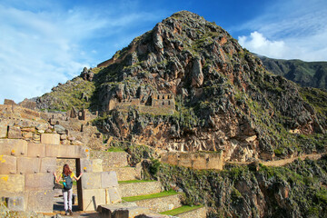 Inca Fortress in Ollantaytambo, Peru