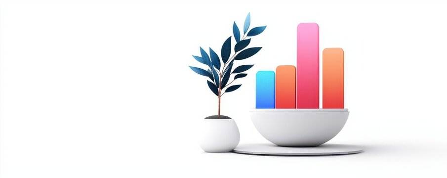 A feedback dashboard showing live results from an ongoing engagement survey, with dynamic graphs and progress indicators, 3D render