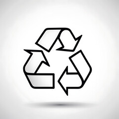 Obraz premium recycle symbol icon